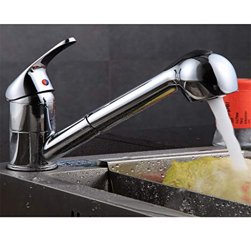 Wasserhahn Küche Küchenarmatur mit Ausziehbarer Brause küche spültis Mischbatterie warmes und kaltes Wasser Einhebelmischer Wasserhahn küchenarmaturen armaturen SF-7102