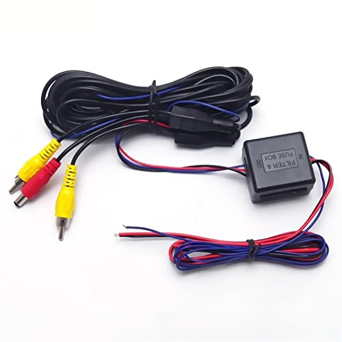 Elektronisches Zubehör 1 Satz Auto-Rückfahrkamera Video- und Stromkabel Kabel Stabilisierter Relaiskondensator LMZ-Filter for Autos
