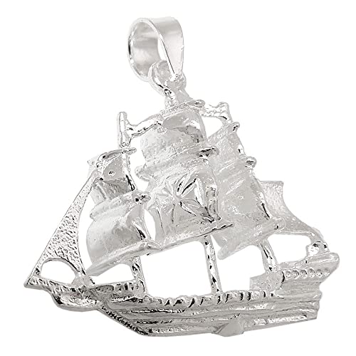 GY Anhänger, Schiff, Silber 925 Segelschiff silber segeln Fregatte silber 925