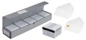 Evolis Plastikkarten, 1.000er-Pack, weiße Plastikkarten ohne Magnetstreifen