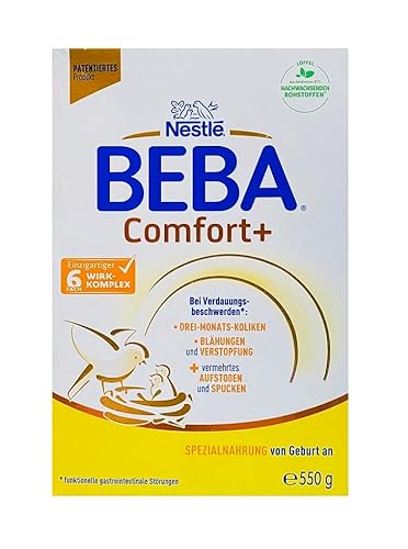 Nestlé BEBA COMFORT+ Spezialnahrung bei Verdauungsbeschwerden, Babynahrung von Geburt an, 1er Pack (1x800g)