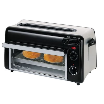 Tefal 2-in-1-Toaster Toaster Toast n' Grill und Mini-Ofen, 1 langer Schlitz, 1300 W, kein Vorheizen notwendig