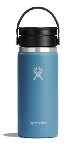 Hydro Flask Unisex – Erwachsene Wide Flex SIP LID Trinkflasche, RAIN, 473ml