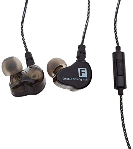 Hq Metal Kopfhörer für Huawei P30 Lite Smartphone mit Mikrofon, Freisprecheinrichtung, hochwertig, Universal-Klinkenstecker, Schwarz