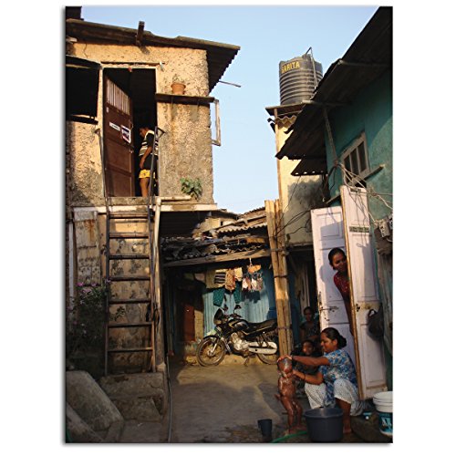 Laroom 12328 Wandbild Leben in Mumbai, Farbe Mehrfarbig