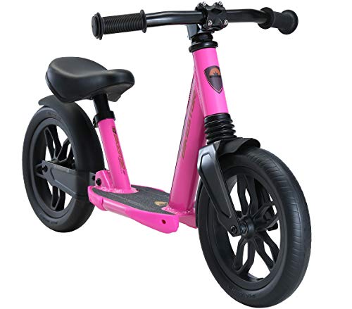 BIKESTAR Vollgefedertes Superleicht Alu Kinderlaufrad Lauflernrad Kinderrad für Jungen und Mädchen ab 2 - 3 Jahre | 10 Zoll Kinder Laufrad Fully | Risikofrei Testen | Berry
