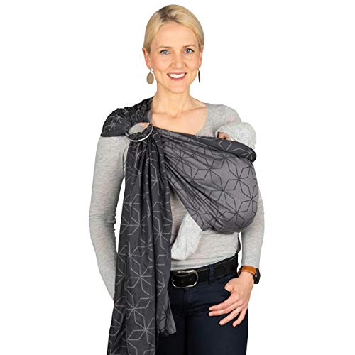 HOPPEDIZ r-j-mal-sto Ring-Sling Malmö stone, grau