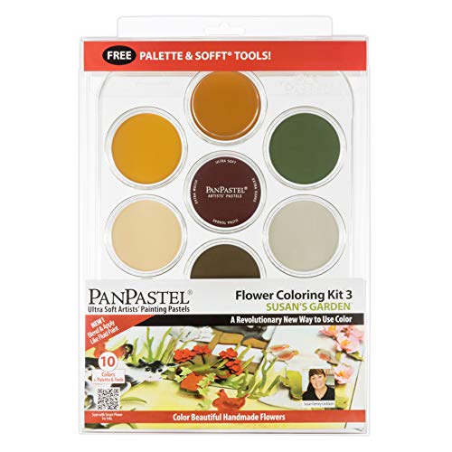 Panpastel 10 Color Flower Coloring Set 3