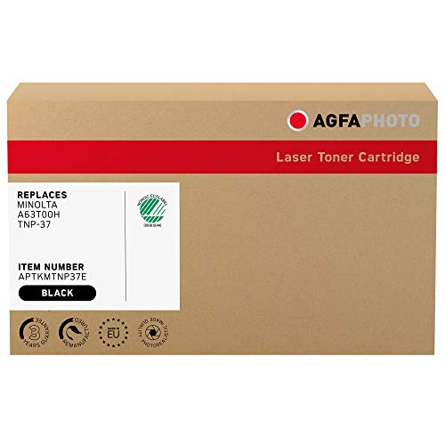 AgfaPhoto Laser Toner ersetzt Minolta A63T00H; TNP-37, 20000 Seiten, schwarz (für die Verwendung in Minolta Bizhub 4700)