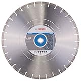Bosch Professional 1x Diamanttrennscheibe Standard for Stone (für Stein, Granit, Beton, Ø 450 x 25,40 x 3,6 x 10 mm, Zubehör für Tisch- & Benzinsägen)