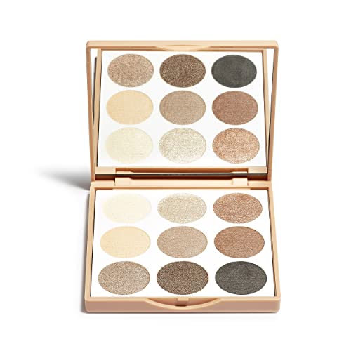 3INA MAKEUP - Vegan - The Color Palette 500 - Multicolor - Lidschattenpalette 9 - Langanhaltende Farbtöne - Hochpigmentierte - Braun Hautfarbe Beige - Matte Mettalic - Spiegelnd - Cruelty Free