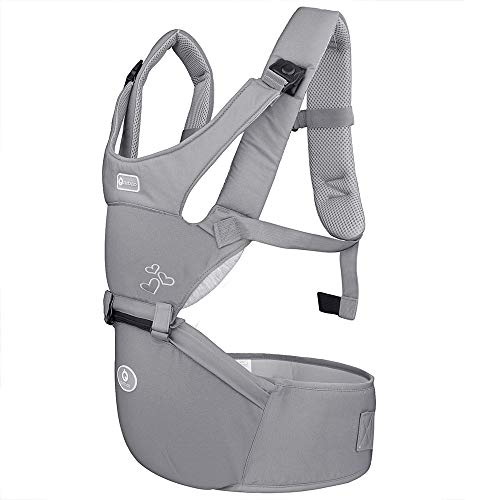 G-Tree-Baby-Träger mit Hip-Sitz, Abnehmbare Multifunktionale einstellbare Babytragen, 360 Ergonomische Babytragen Backpack- Anpassung an Neugeborene, Babys und Kleinkinder