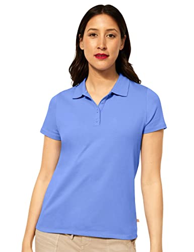Street One Damen A317791 Poloshirt T-Shirt, Dream Blue, 36