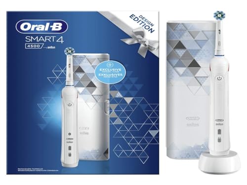 Oral-B Braun Smart 4 4500 Elektrische Zahnbürste, Weiß