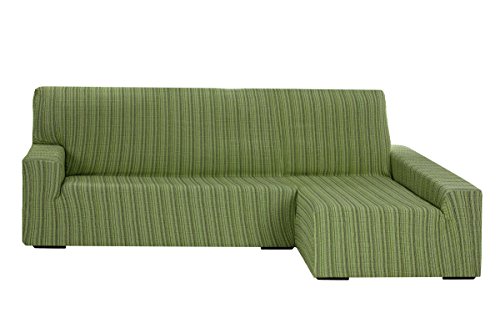 Martina Home Sofahusse elastisch Chaise Longue rechter Arm 32x42x17 cm grün