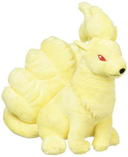 Pokemon Center Original Pokemon Fit Ninetales Feunard Vulnona Plush Peluche Plüschtier