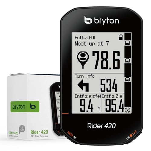 Bryton GPS Rider 420E Schwarz