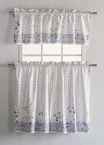 Maison d' Hermine Vorhang aus 100% Baumwolle, 2 Etagen (71,1 x 91,4 cm) und 1 Bett (142,2 x 45,7 cm)