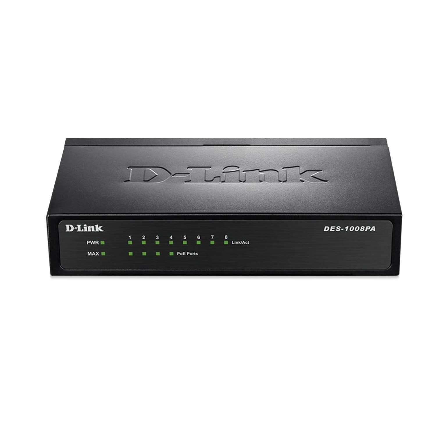 D-Link DES-1008PA Netzwerk Switch 8 Port 100MBit/s PoE-Funktion