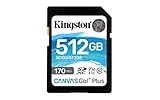 Kingston SDG3/512GB SD Speicherkarte ( 512GB SDXC Canvas Go Plus 170R C10 UHS-I U3 V30 )