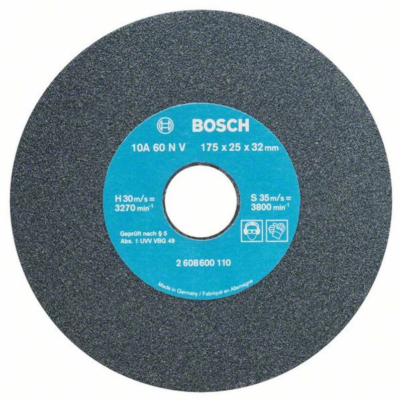 Bosch Schleifscheibe für Doppelschleifmaschine, 175 mm, 32 mm, 60 2608600110