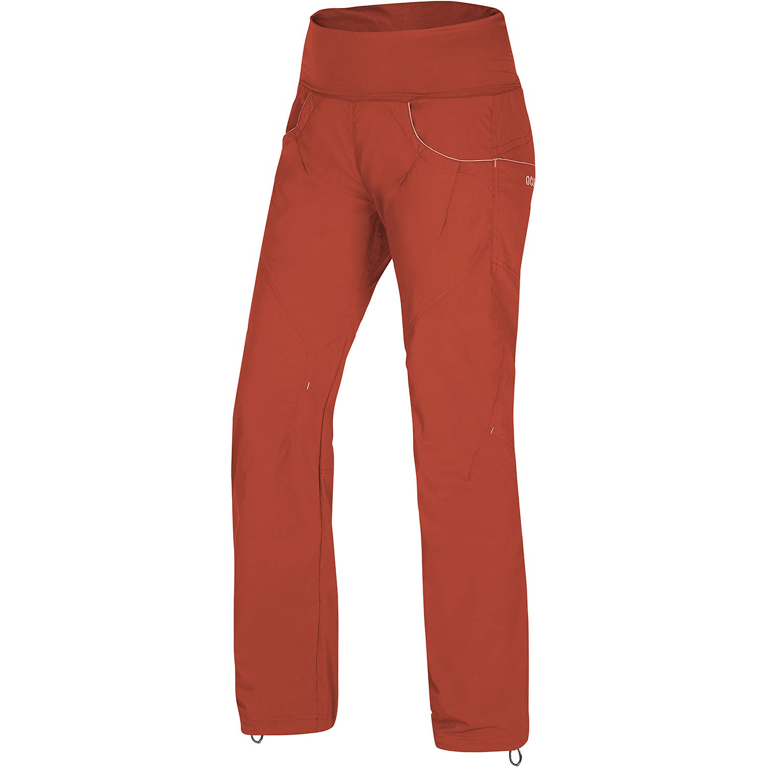 Ocun W Noya Pants Rot - Leichte atmungsaktive Damen Kletterhose, Größe XS - Farbe Rooibos Tea