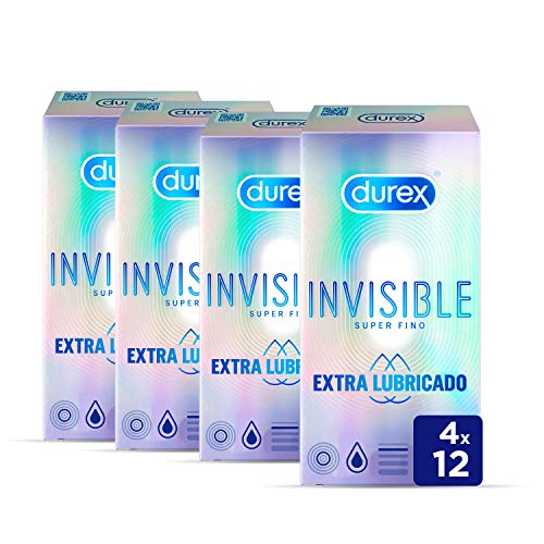 Durex Kondome, unsichtbar, extra dünn, extra-empfindlich, 48 Kondome