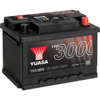 Yuasa Autobatterie SMF YBX3075 12 V 60 Ah T1 Zellanlegung 0 (YBX3075)