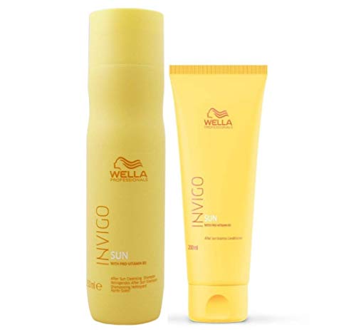 Wella Invigo Sun Shampoo 250 ml+ Conditioner 200ml+Protection Spray 150ml