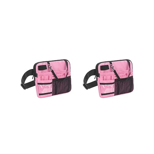 Krankenschwester Fanny Pack Extra Pocket Fanny Pack Zubehör Gürtel Gürtel Gurt Nylon Stil 3, 2 Set (Stil 4), 24.5cmx20.3cmx3.5cm