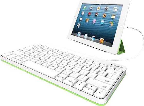 Logitech Tastatur für iPad Mini weiß Nordic Tastatur