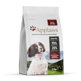 Applaws Natural Grain Free Dry Dog Food Lamm Geschmack für kleine und mittlere erwachsene Hunde 1 x 7,5 kg Beutel
