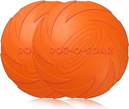 PETCUTE Hundefrisbee Hund Scheibe Hundespielzeug Frisbee Disc für Hunde 2 Stück ø 15 cm
