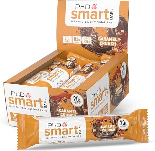 PHD Smart Bar Caramel Crunch, 12 bars x 64 g