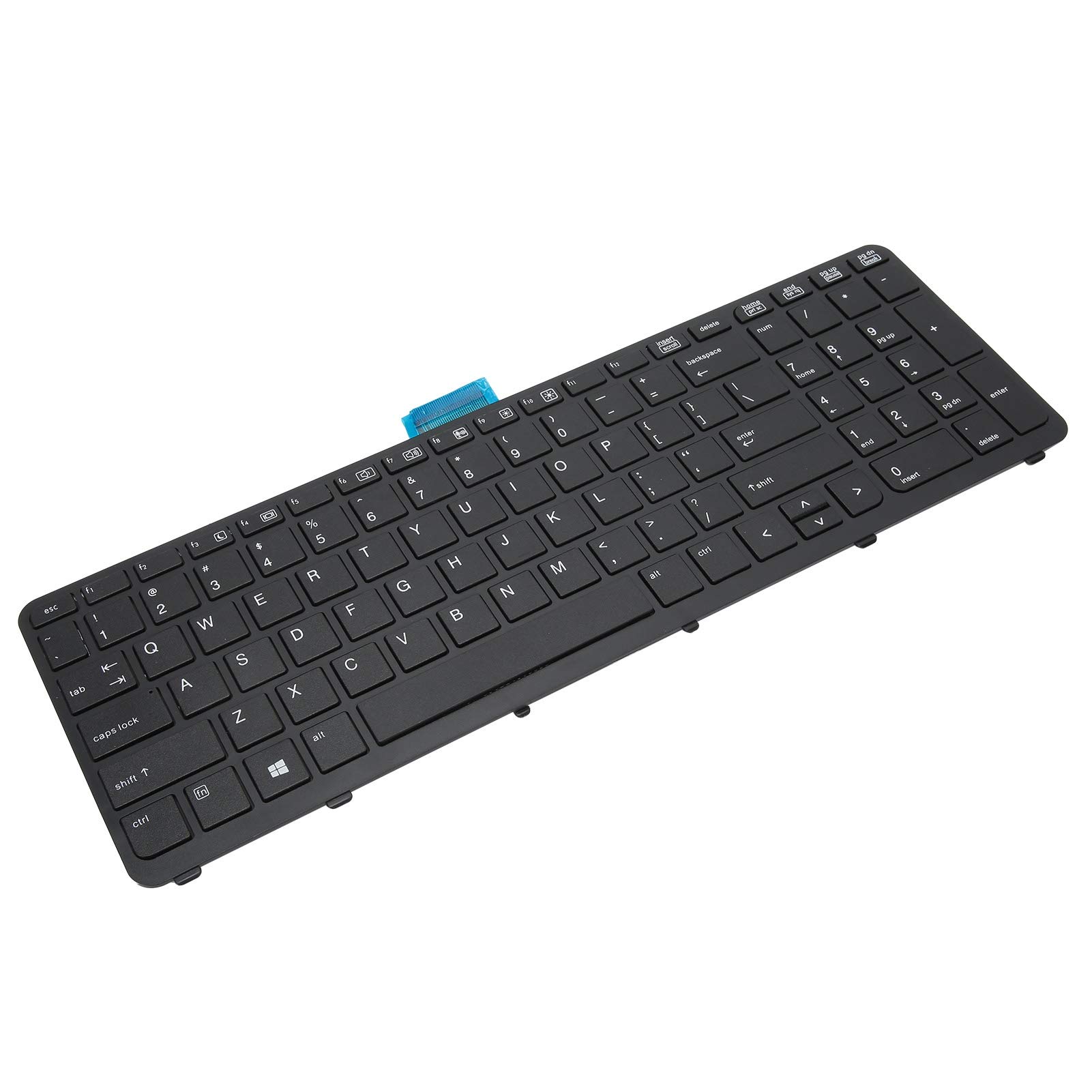 Tastatur für HP Ultra-Quiet ABS-Tastatur Ultra Slim Full Size-Tastatur für Computer/Desktop/PC/Laptop