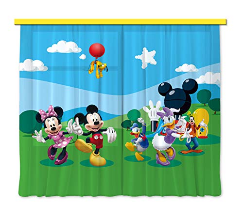 Gardine/Vorhang FCS xl 4307 Kinderzimmer Disney Mickey Mouse