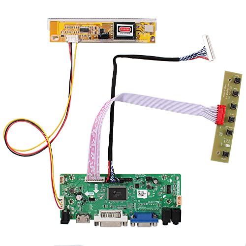 HDMI + VGA + DVI + Audioeingang LCD-Controller-Karte für B156XW01 LTN156AT01 15,6"1366x768 1CCFL 30Pin LCD-Panel
