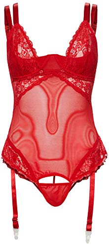 Cottelli Collection Lingerie Body rot 80C/M 1er Pack(1 x 1 Stück)