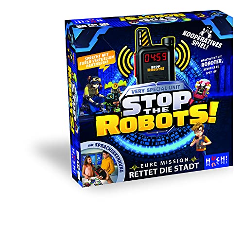 HUCH! Stop The Robots Gesellschaftsspiel, Actionspiel