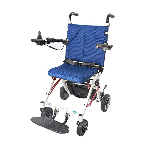 Folding Electric Powered Wheelchair Lightweight Portable Smart Chair Personal Mobility Scooter Wheelchair - Weighs only 40 lbs with Battery