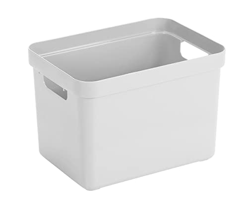 3 Stück - SUNWARE Sigma Home Box 18 Liter ohne Deckel - 352x253x243mm - Weiß
