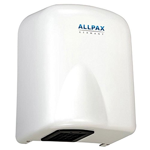 Allpax Händetrockner CITOMAT HT 35, Elektronischer Handtrockner zur Wandmontage, Weiß, Umweltschonend, Gewerbliche Nutzung, Automatik Sensor, Automatische Sicherheitsabschaltung