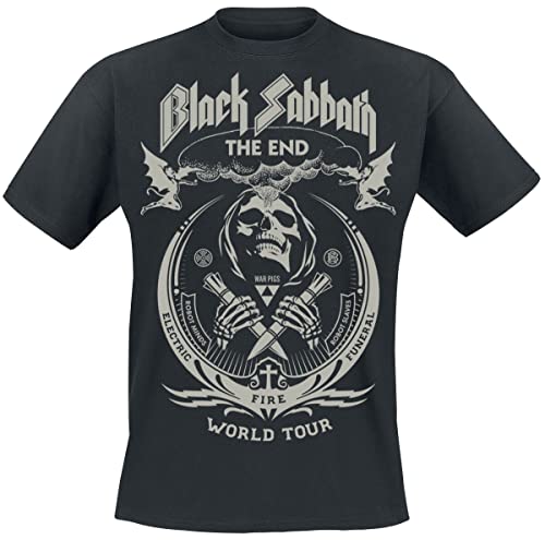 Black Sabbath The End Grim Reaper Männer T-Shirt schwarz XXL