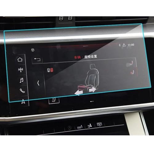 BIVOO GPS Navi Displayschutzfolie Auto Navigation Gehärtetes Glas Display-schutzfolie Aufkleber Radio GPS LCD Schutz Für Q8 A6 A7 2019 2020 Auto navigation Tem