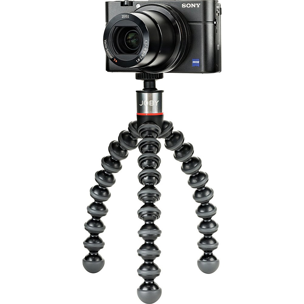 JOBY JB01502-BWW GorillaPod 500 flexibles Ministativ (mit integriertem Kugelkopf für kompakte und 360-Grad-Kameras, Traglast bis zu 500 g)