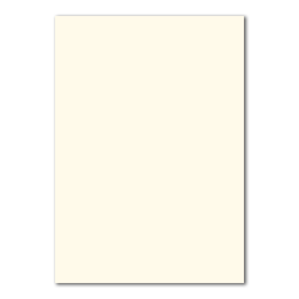 300 DIN A5 Einzelkarten Papierbögen - Naturweiß - 240 g/m² - 14,8 x 21 cm - Bastelbogen Tonpapier Fotokarton Bastelpapier Tonkarton - FarbenFroh