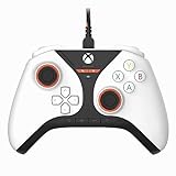 snakebyte Gamepad Pro X weiß - kabelgebundener Xbox Series X|S & PC Controller mit Hall-Effect Sensoren, Audio-Panel, Zusatztasten, Trigger-Stops