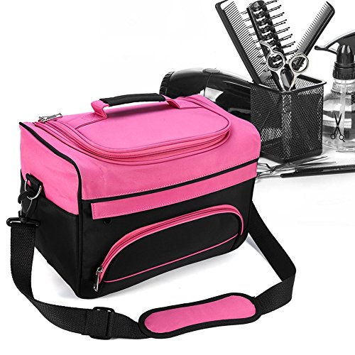 Friseur-Werkzeugtasche, Friseur-Handtasche, großes Fassungsvermögen, Kosmetik-Organizer, Friseur-Werkzeugtasche, tragbare Scherenkamm-Halterung, Tasche für Friseure, Reisekoffer