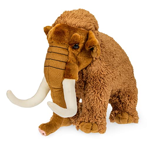 Uni-Toys - Mammut, groß - 29 cm (Höhe) - Plüsch-Elefant, prähistorisches Wildtier - Plüschtier, Kuscheltier
