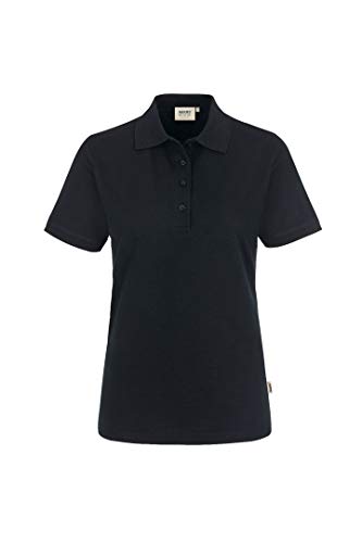 HAKRO Damen Polo-Shirt Performance - 216 - schwarz - Größe: XXL